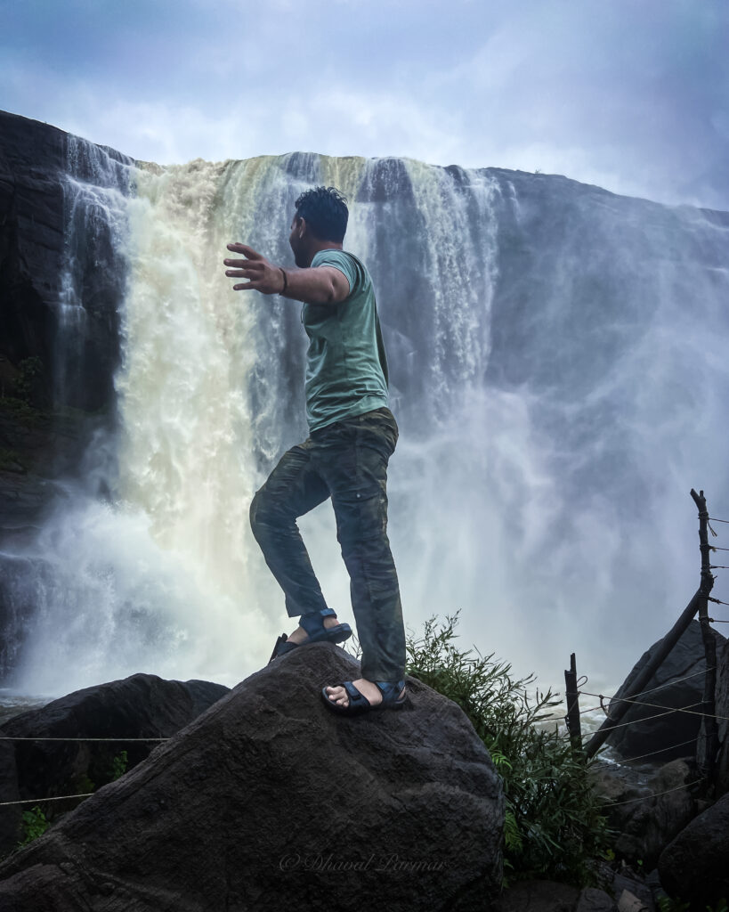 Athirappilly waterfrom from below